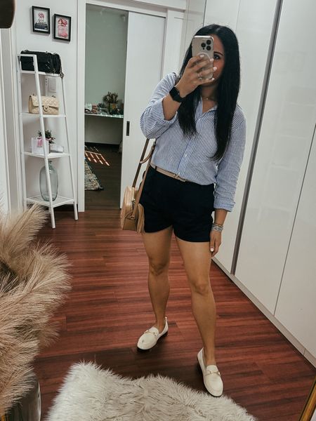 Business casual outfit. Summer outfit. Casual style. Wfh outfit. 

Top- h&m
Shorts - zara 

#LTKkorea #LTKworkwear #LTKstyletip