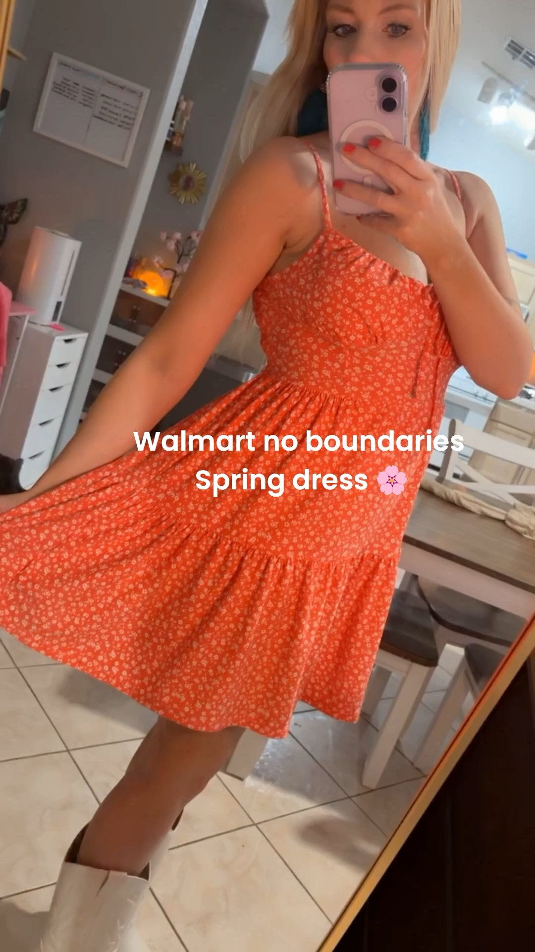 Perfect spring/easter/ summer dress from Walmart 💗 For reference I’m 5ft2 125lbs wearing size medium 💗

#LTKootd #LTKmomlife #LTKSaleAlert