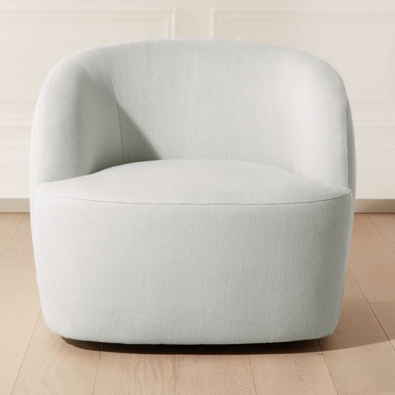 Gwyneth Grey Linen Chair + Reviews | CB2 | CB2