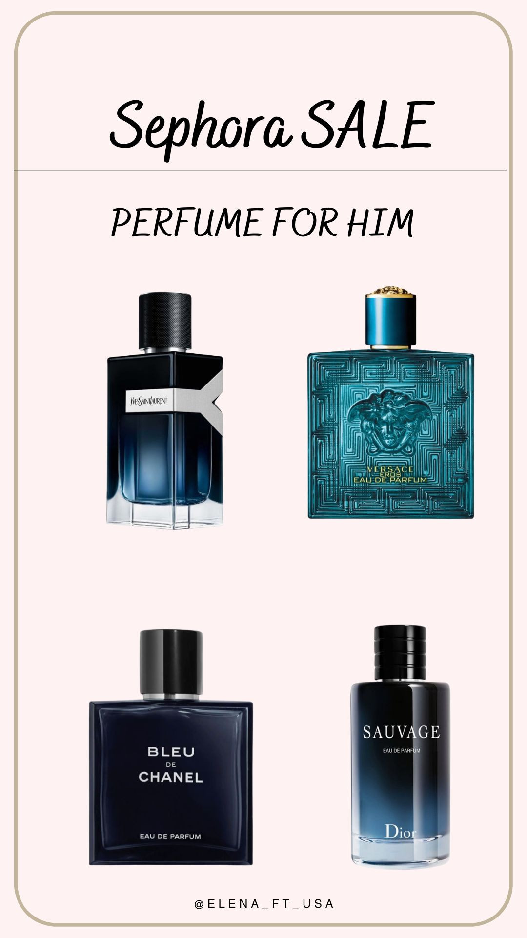 Sephora Sale is live for everyone until 11/11!

Code "SAVINGS" for up to 20% off site-wide and 30% off Sephora Collection!

Here is my favorite perfume for Him. 

 

#LTKGiftGuide #LTKSaleAlert #LTKBeauty