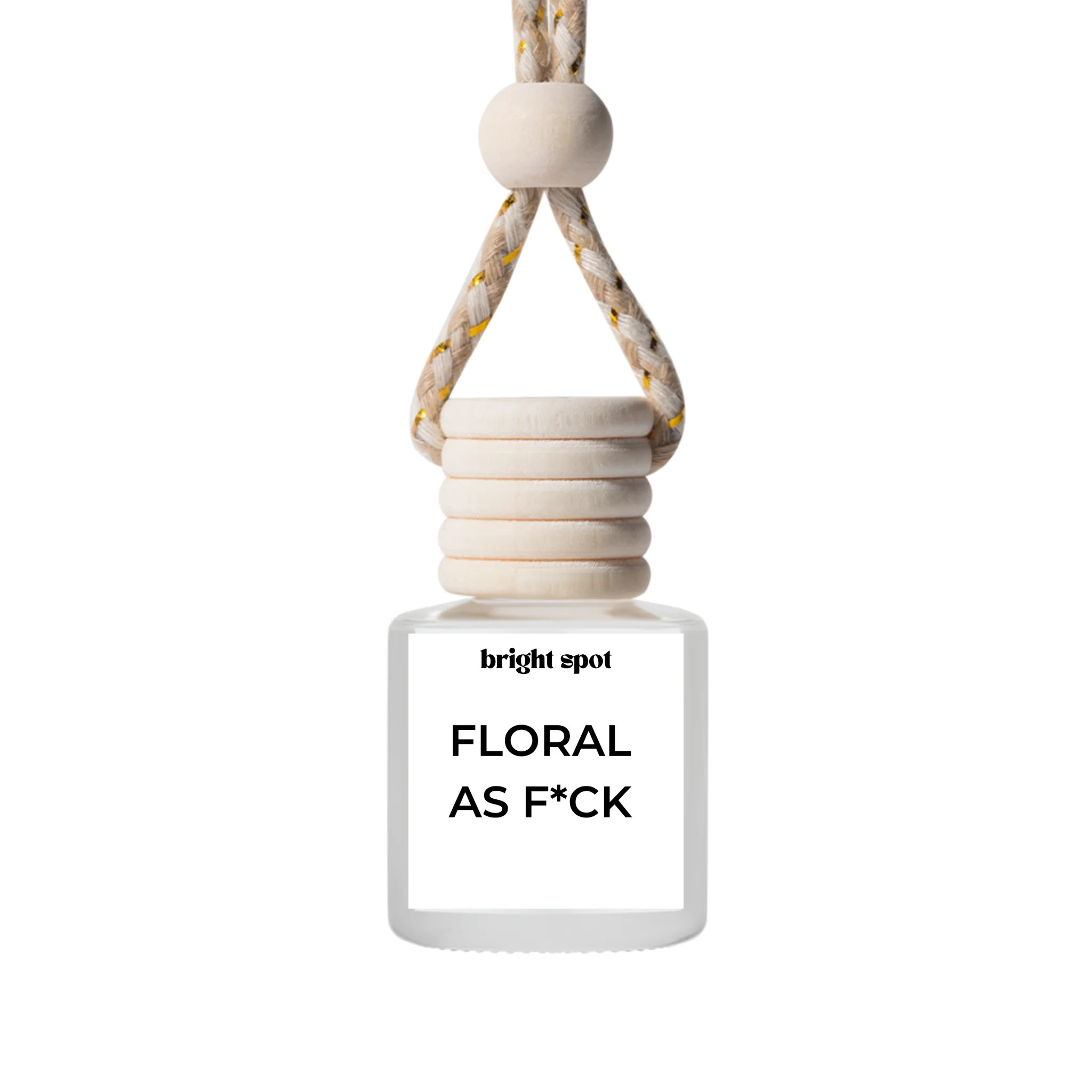 Floral as F*ck Car Freshener | Bright Spot