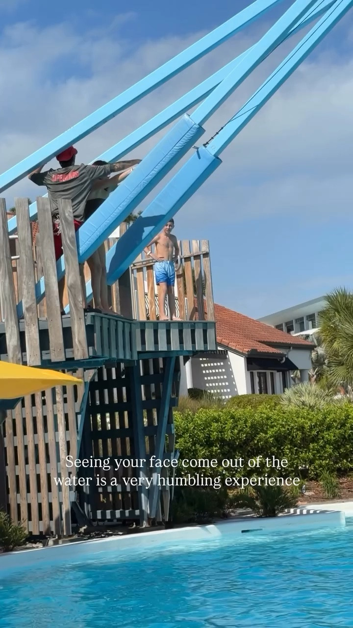 Seeing your face come out of the water is a very humbling experience