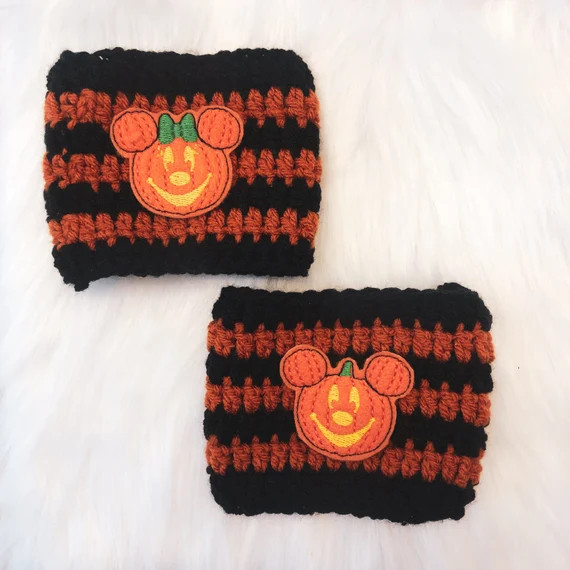Mr & Mrs Mouse Pumpkin Halloween Coffee Cup Cozy | Etsy | Etsy (US)