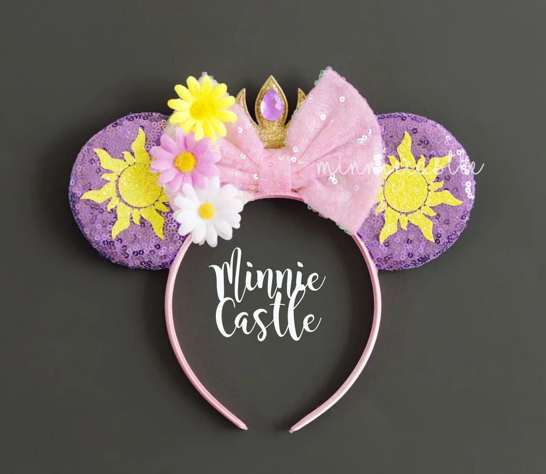 Rapunzel Minnie Ears Rapunzel Ears Mickey Ears Princess - Etsy | Etsy (US)