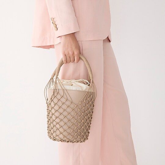 Sedona basket bag in leather | J.Crew US