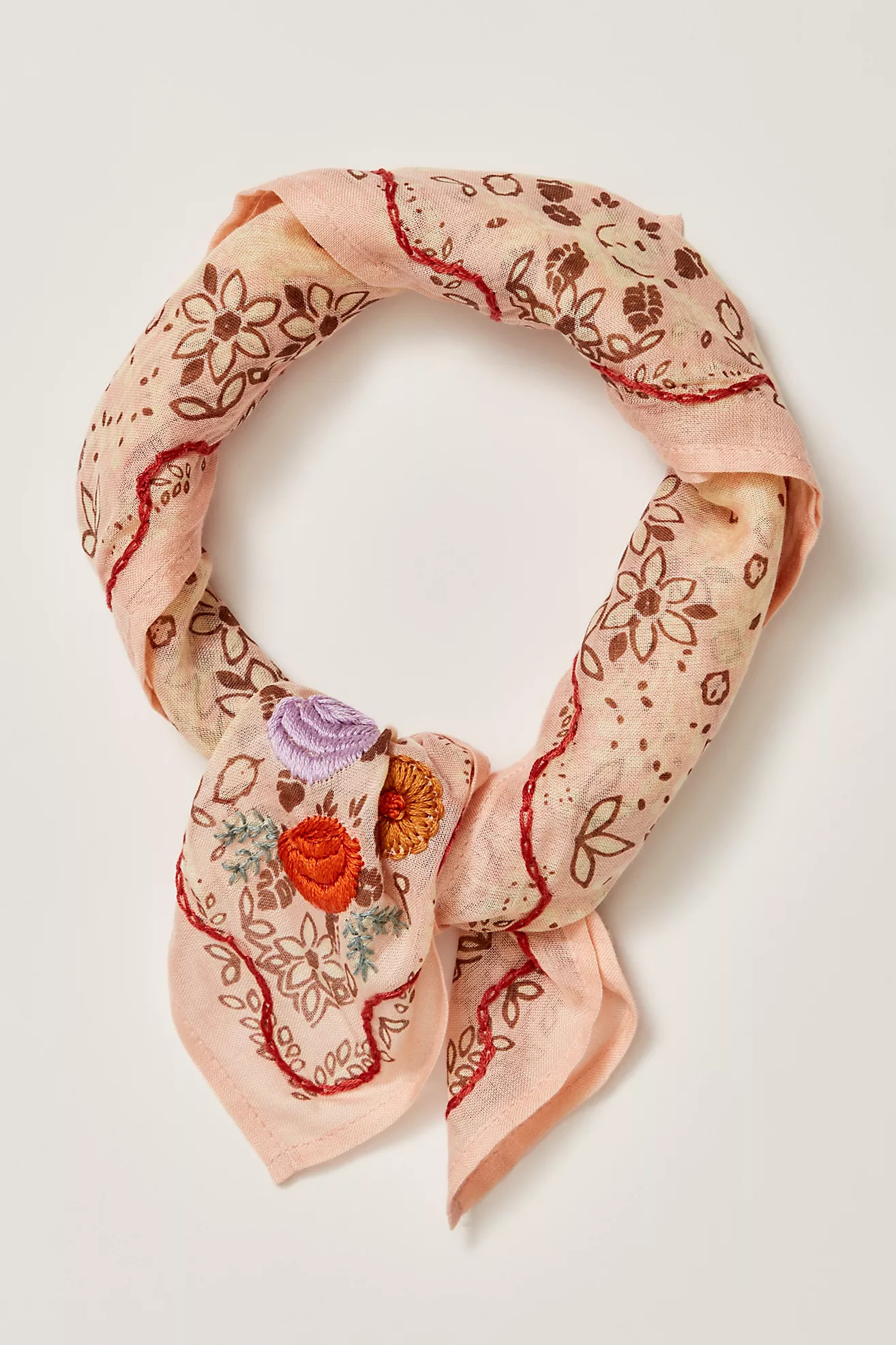 Chan Luu Embroidered Floral Bandana | Free People (Global - UK&FR Excluded)