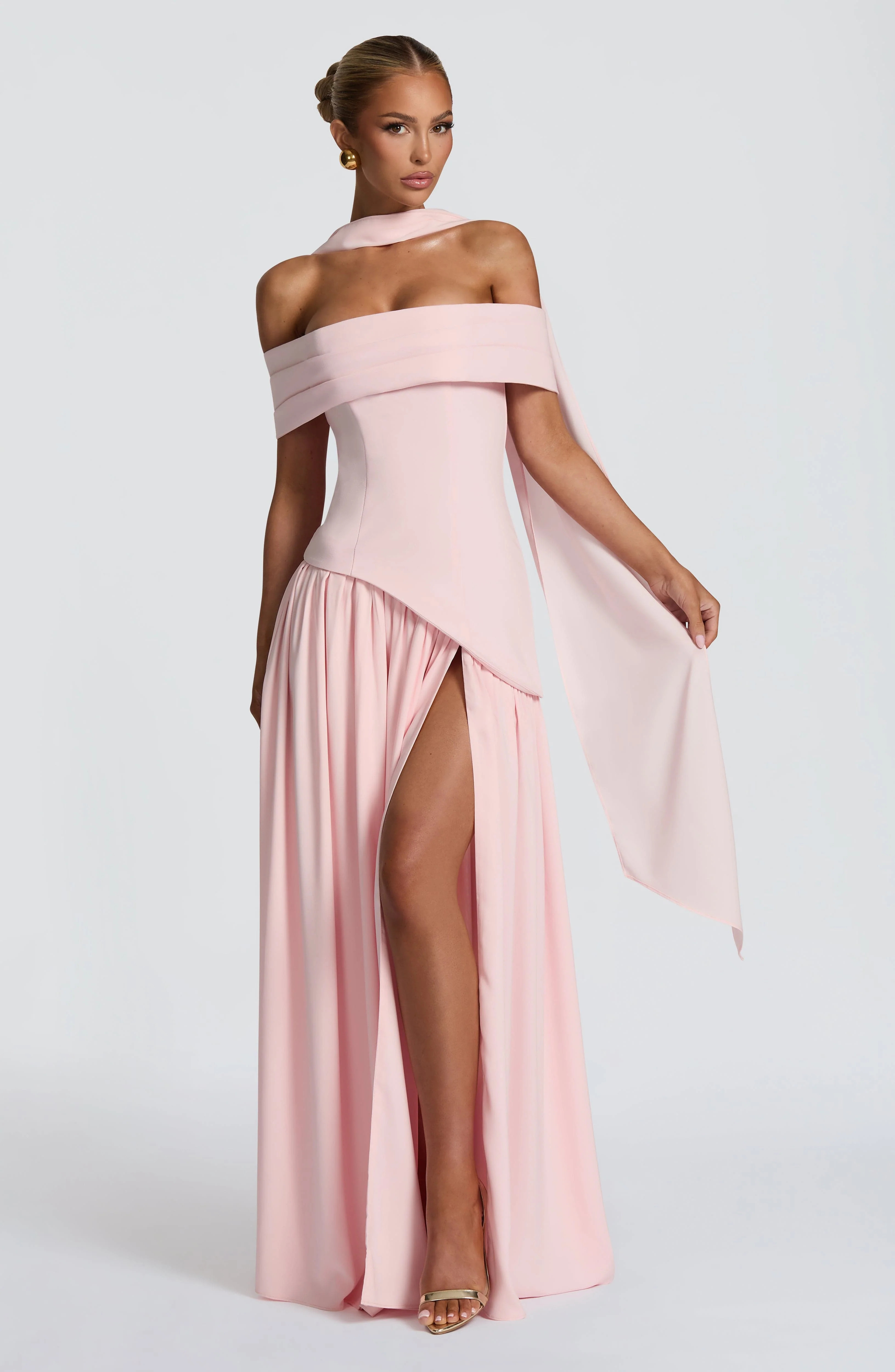 Delilah Maxi Dress - Blush | Babyboo (global)