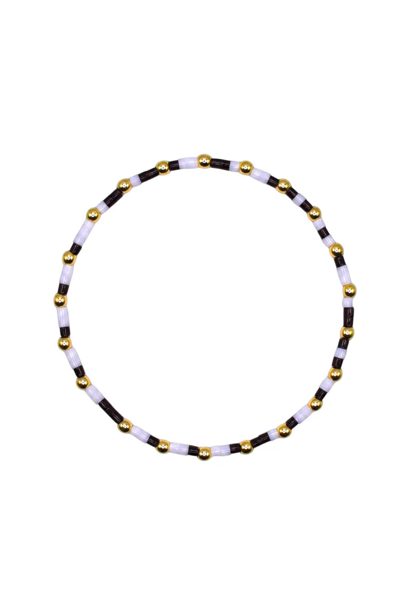 The Claire- Black/ White | Cocos Beads and Co