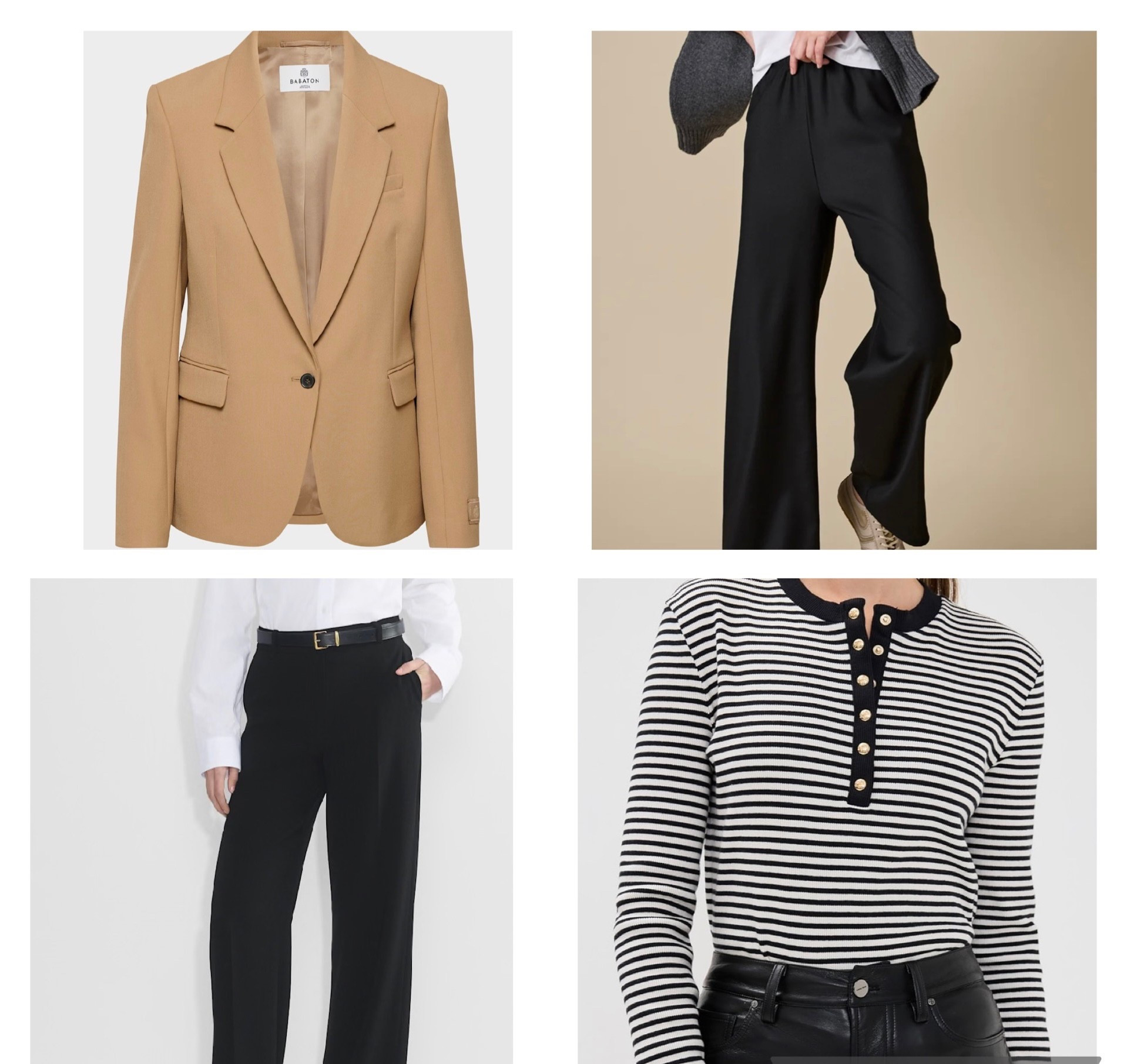 A few favorites for your minimalist, uniform dressing.  #aritzia #blazer #stripes 

#LTKOver40 #LTKStyleTip #LTKWorkwear