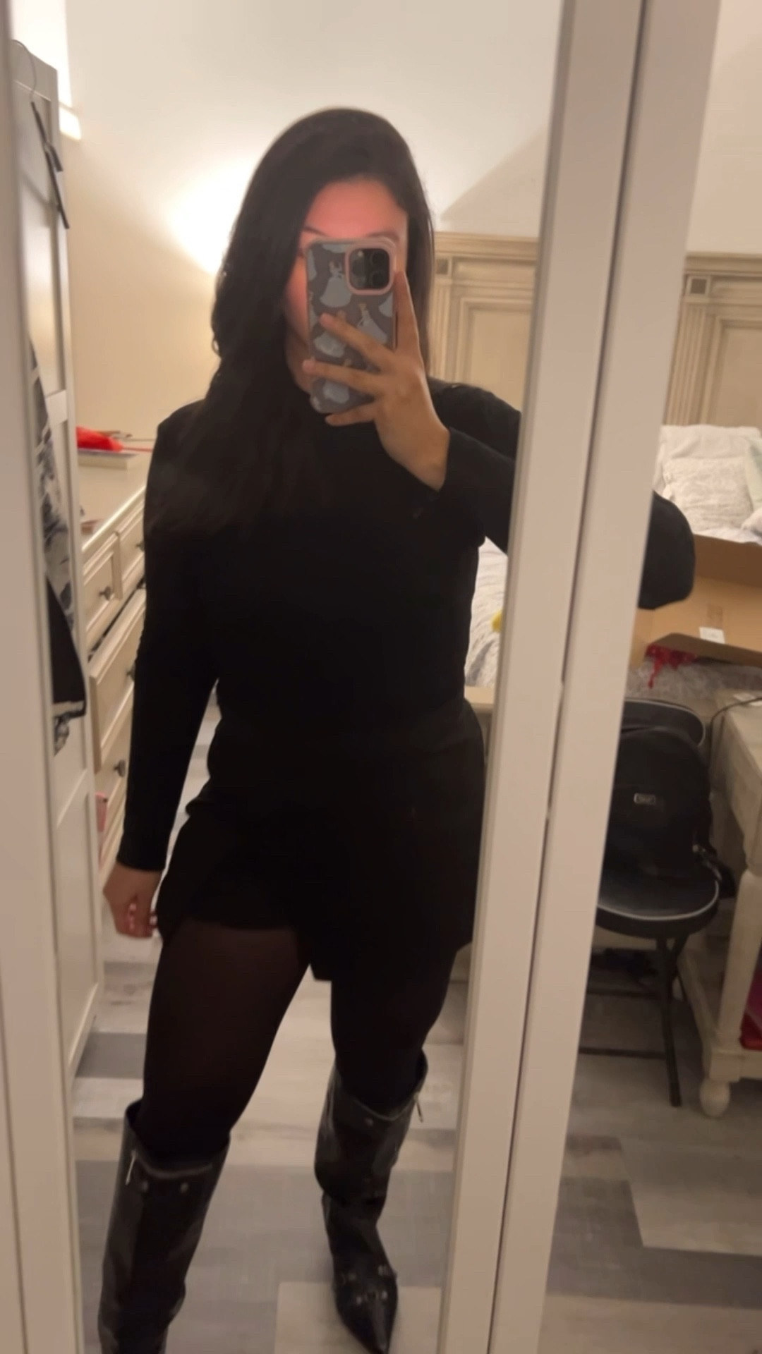 all black ootn for a christmas event!

#LTKMidsize #LTKSeasonal #LTKFindsUnder100