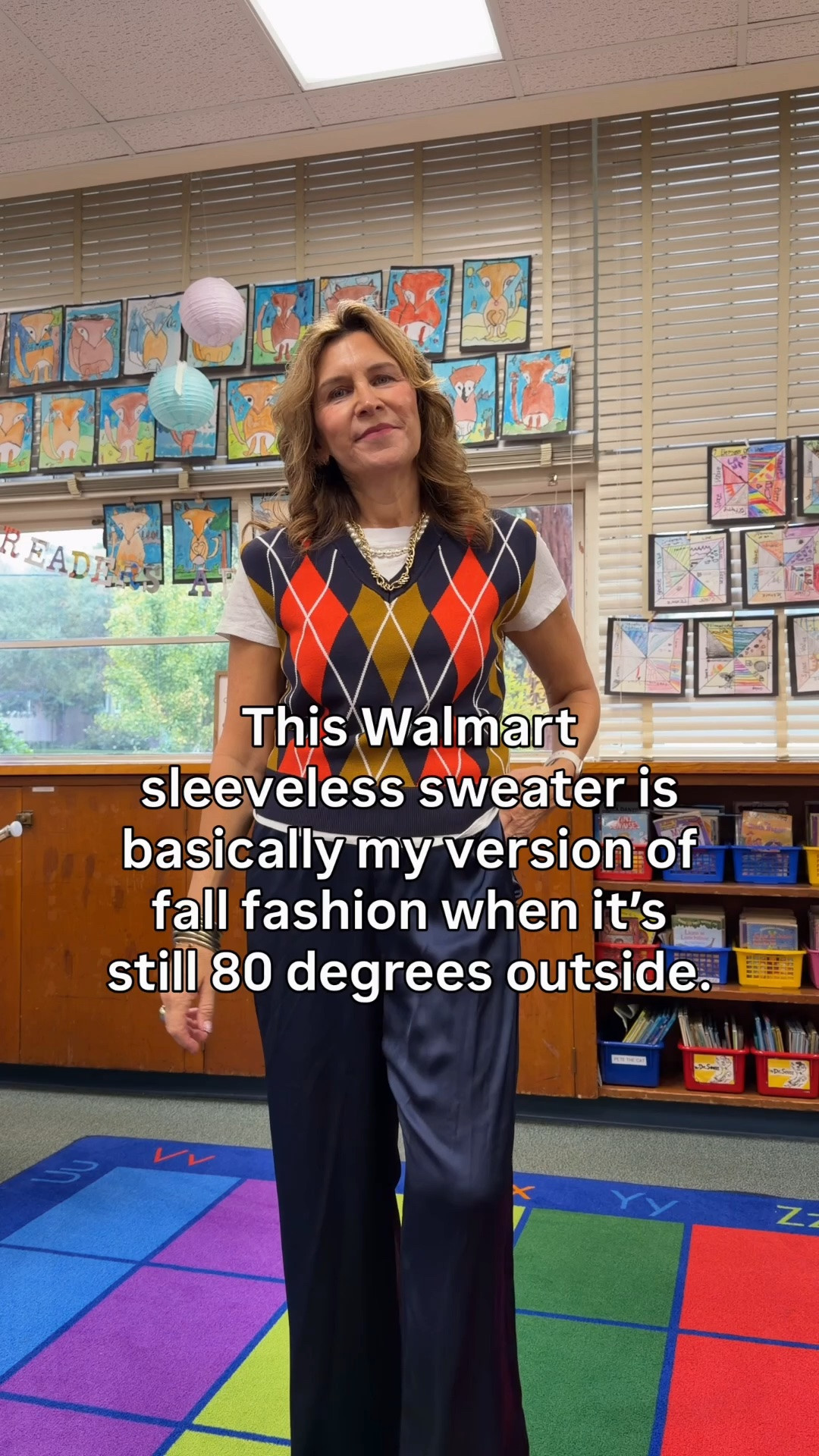 Enter the sleeveless sweater aka the vest

#LTKootd #LTKOver40 #LTKWorkwear