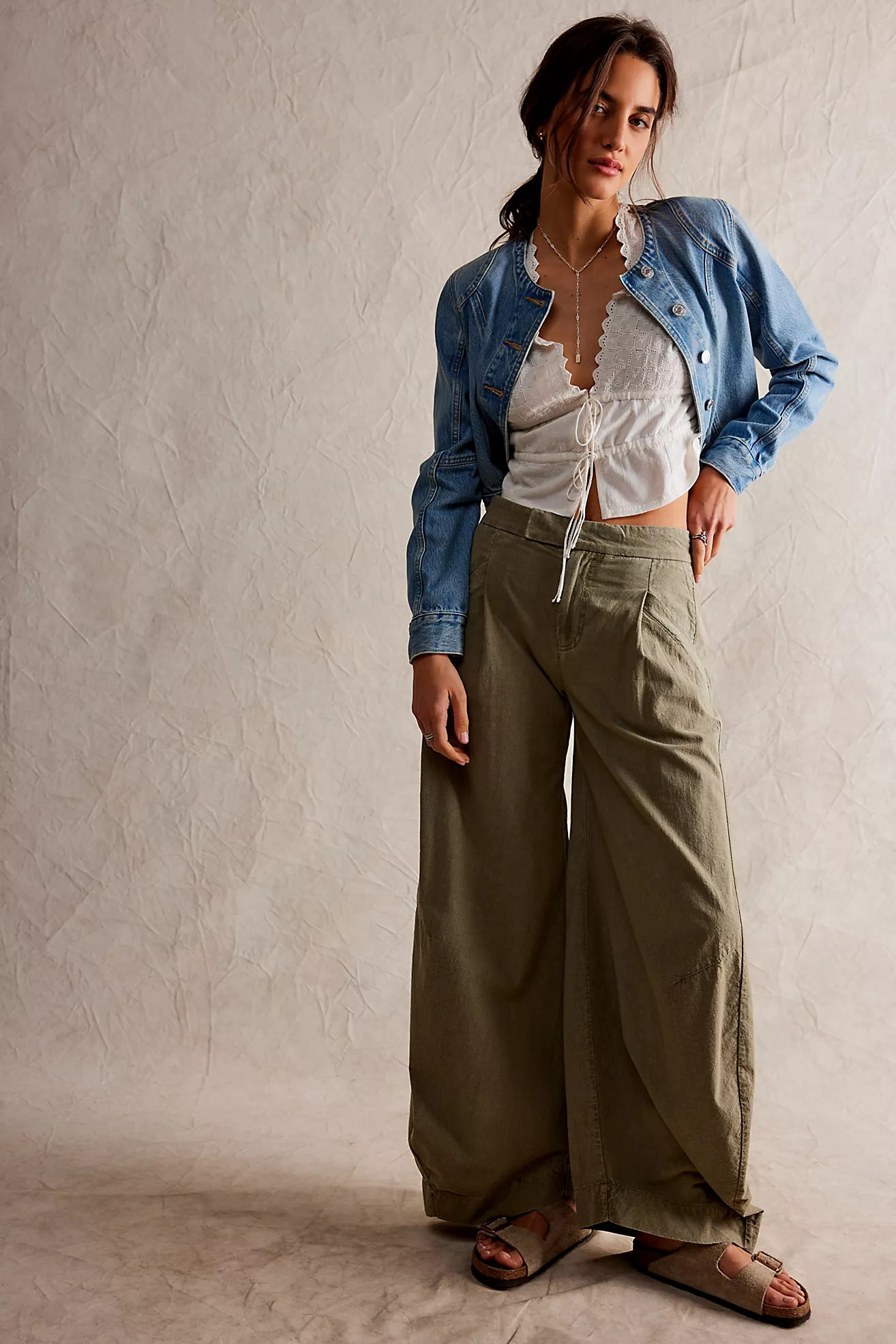 Tegan Washed Barrel Trousers | Free People (Global - UK&FR Excluded)