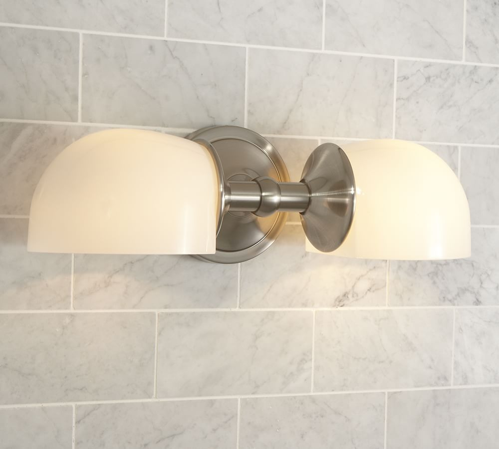 Mercer Double Horizontal Sconce | Pottery Barn (US)