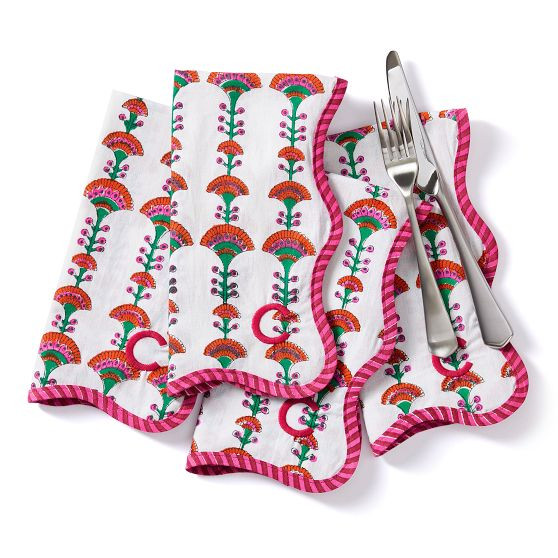 Furbish Block Print Napkins, Set of 4 | Mark and Graham