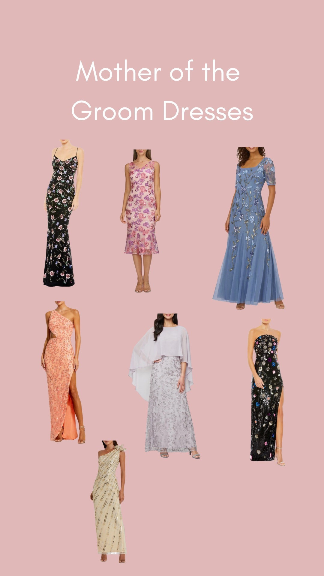 Mother of the groom dresses for the wedding 