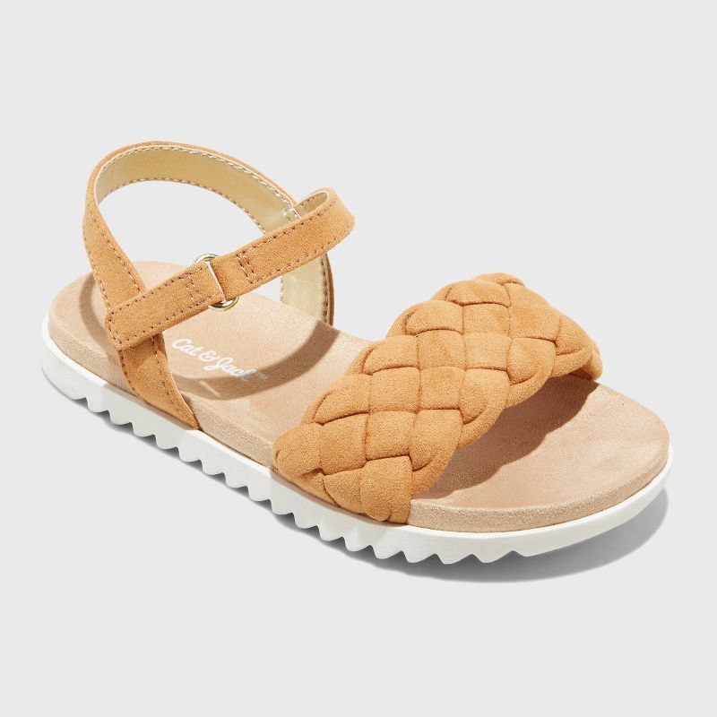 Toddler Girls' Beth Footbed Sandals - Cat & Jack™ | Target