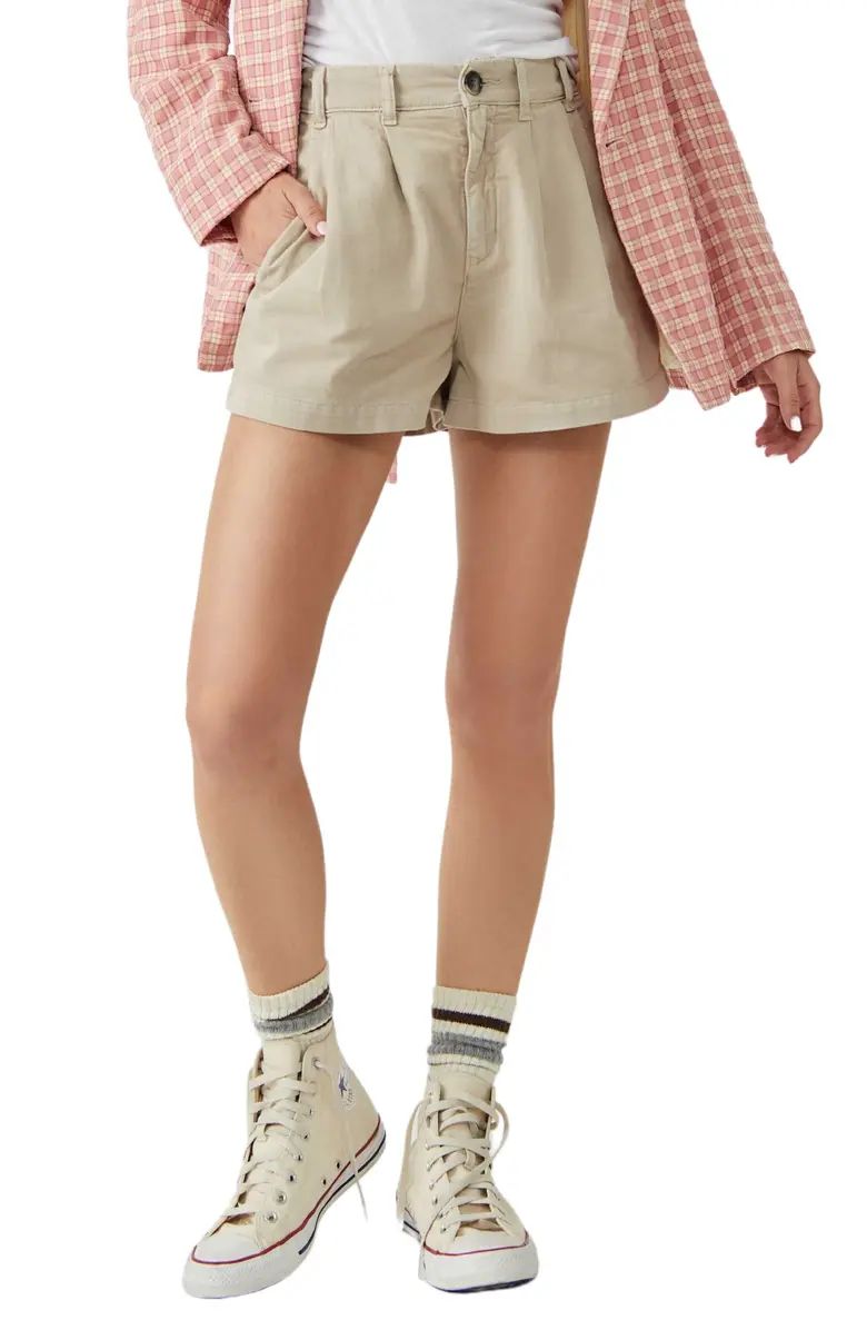 Billie Front Pleat Chino Shorts | Nordstrom