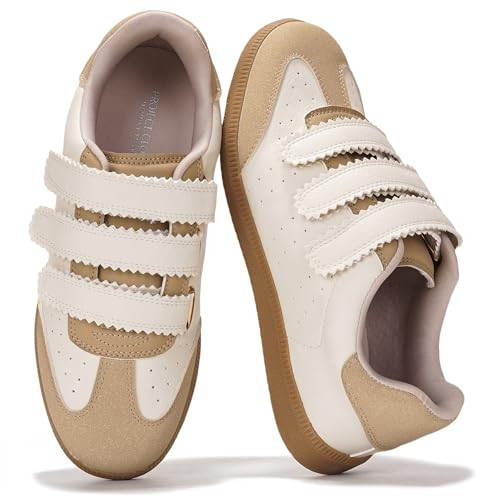 Project Cloud Sneakers for Women – Stylish & Comfortable Women's Fashion Sneakers with Memory Foam Insole – Lightweight Vegan Leather Womens Shoes – Fashion Shoes for Women (Ysabelle,Nude,6) | Amazon (US)