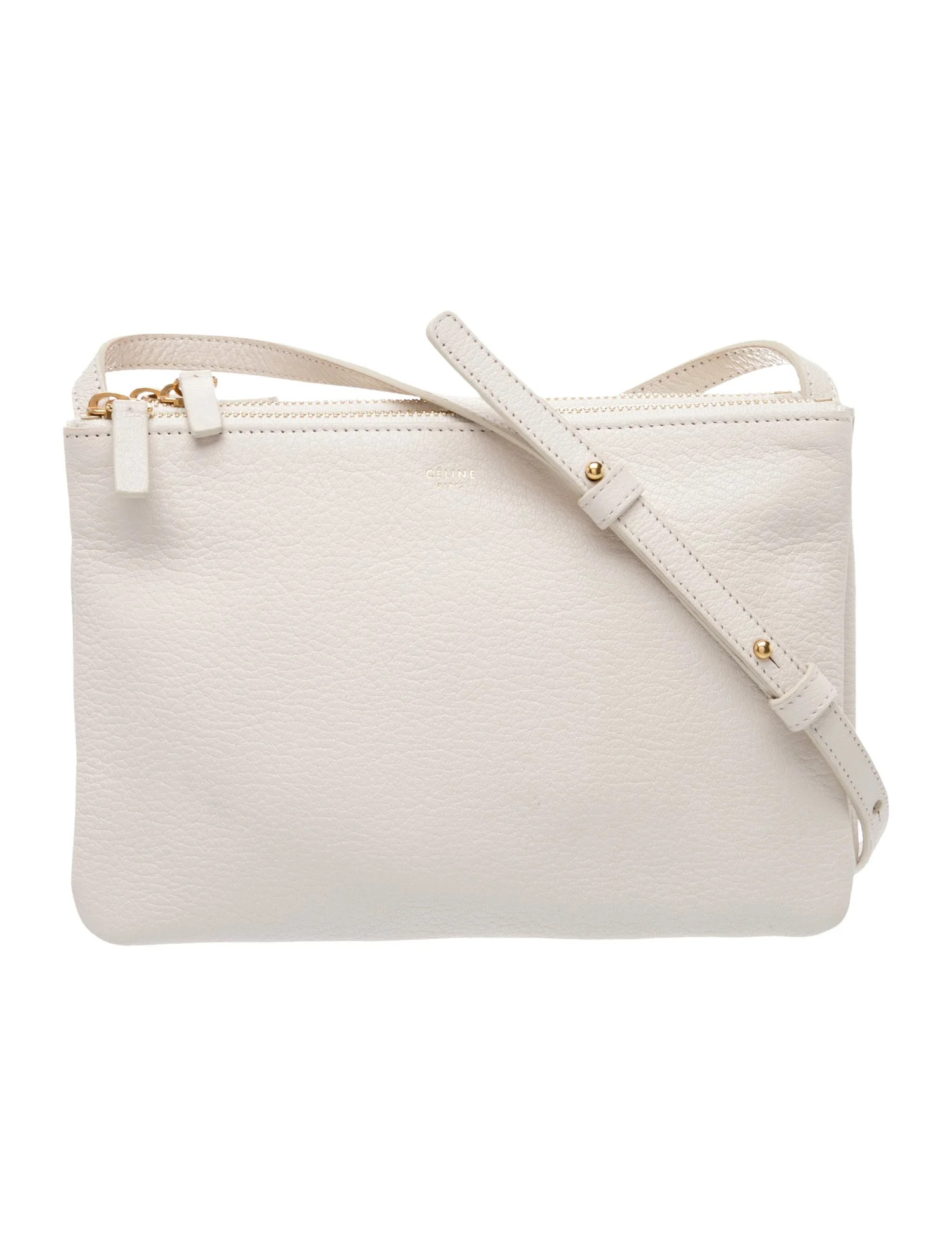 Celine Nylon Trio Small - Neutrals Crossbody Bags, Handbags - CEL388313 | The RealReal | The RealReal