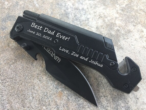 First Father's Day, Custom Pocket Knife, Father's Day Gift from Daughter, Gift For Dad, Husband G... | Etsy (US)
