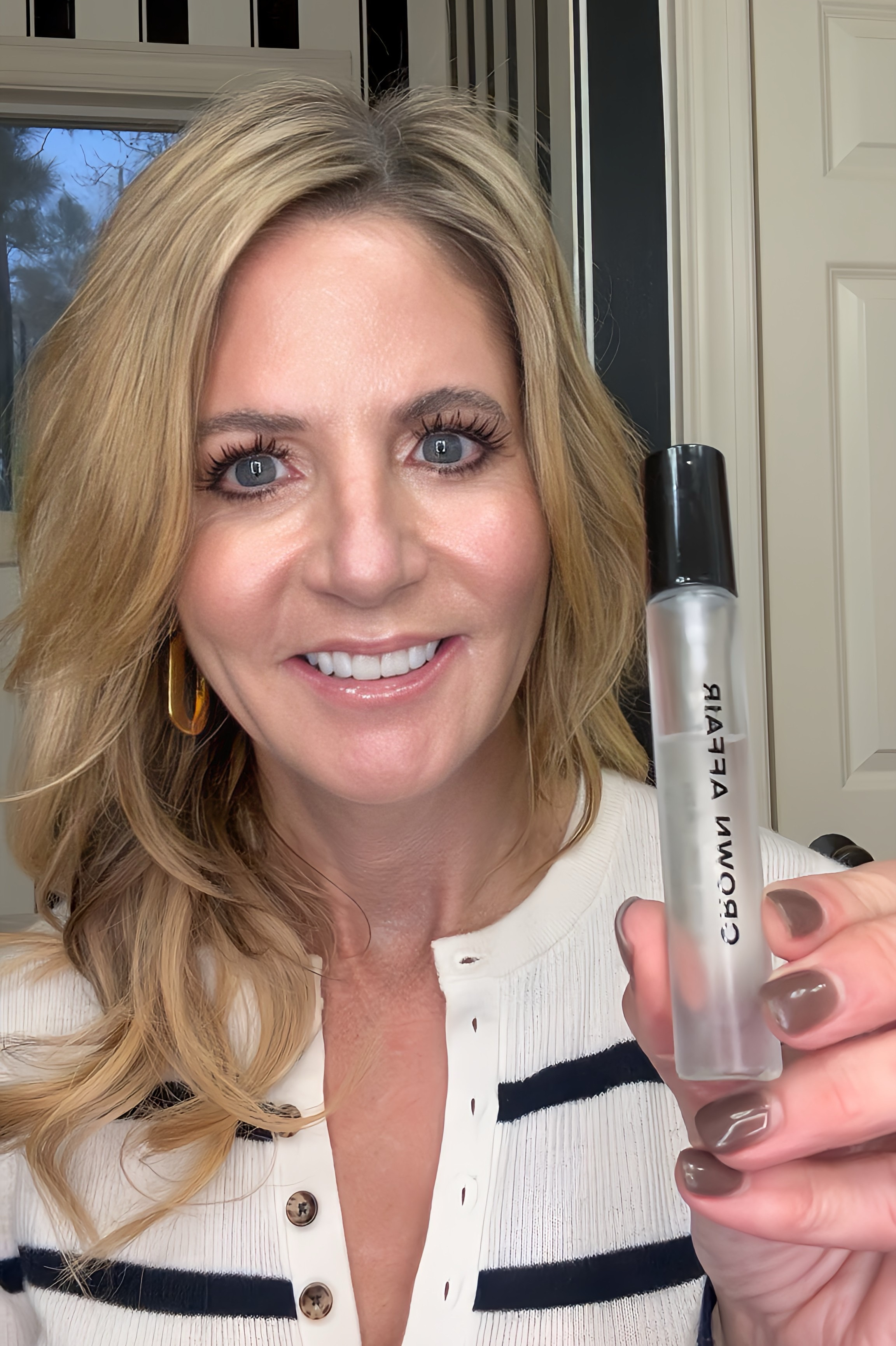 My top 5 new to me products for 2025!

1.  Refy brow gel—I have extremely unruly brows, and this is the only brow gel that I have found that will hold them in place (I’ve even tried Elmer’s glue stick 😆).  The gel goes on white but dries clear. 

2. Crown Affair hair perfume—this was a Christmas gift from my sister in law, and I LOVE it!  I just stopped washing my hair everyday, and this is perfect for the days I don’t wash it (or even when you do!). It’s a great scent with notes of bergamot, citrus & some earthy undertones. Highly recommend!

3. Naturium Retinol Body Lotion—We know how important retinol is for our face, but it’s also important for all over skincare. I was surprised by how much I like this. It has left my skin so soft, like I bathed in oil but without the grease!

4. Tower 28 Milky Lip Jelly—I love a good neutral lip gloss that is semi opaque. My natural lips are really red and I like a gloss to neutralize them. This color Oat is 💯!

5. Lolavie Glossing Detangler—I use this on my wet hair to get a brush through it, but also I put a little on the ends of my dry hair when I don’t wash it. Not only is it detangling, it also protects from heat, helps control frizz, and adds shine. And it smells great!

Annnndddddd, I’m on the fence about the Sunday Riley Good Genes serum. It’s an exfoliating lactic acid treatment. While it definitely does its job, it is SPICY 🌶️!  I’m a wimp, so if you are tougher than me I would definitely give it a try!

#LTKWatchNow #LTKBeauty #LTKOver40