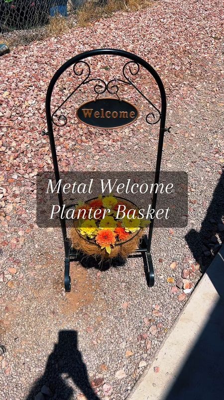 🌼🎉 Looking to spruce up your front porch with a touch of charm? Look no further than our Metal Hanging Welcome Sign Planter! Perfect on the front porch with flowers, it adds a warm welcome to any entryway. Plus, it's not just for one season—get creative and switch it up with holiday colors, ribbons, and more!
Grab Yours Here: https://amzn.to/3UEmsAg

🌸 This versatile planter is not only stylish but also super sturdy too! I've had mine for over 2 years now, and it still looks brand new. 💪 So, you can trust it to withstand the elements while adding a delightful accent to your home. 🏡✨

🌺 Let your imagination bloom as you customize this hanging welcome sign to suit every occasion and season. From vibrant spring blooms to festive winter greens, the possibilities are endless! 🌈🌻 Don't settle for ordinary when you can make your porch pop with personality. 🌟

🌷 Add a splash of color and a dash of whimsy to your outdoor décor with our Metal Hanging Welcome Sign Planter today! 🚪💐 #frontporch #frontporchdecor #planters #flowerlovers #homedecorideas #amazonhomefinds #founditonamazon #amazonfind #amazonfinds

#LTKSeasonal #LTKVideo #LTKHome
