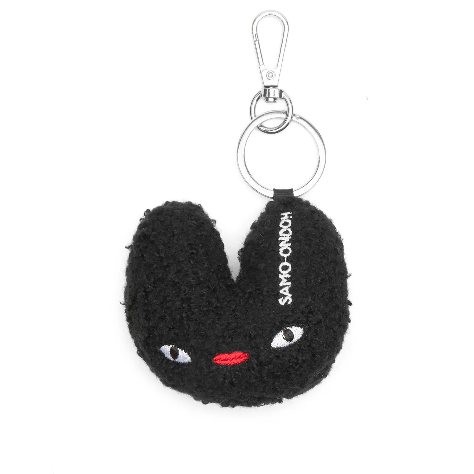 SAMO ONDOH Women's Tokiyom Keychain in Eco Shearling Black | END. Clothing