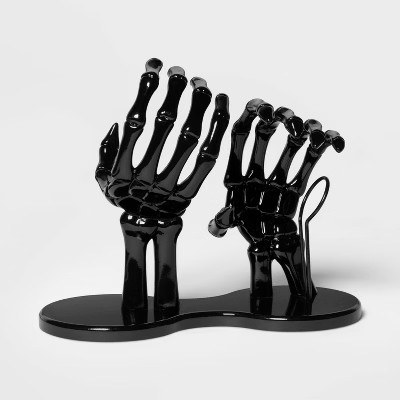 Black High Gloss Resin Halloween Wine Bottle Holder - Hyde & EEK! Boutique™ | Target