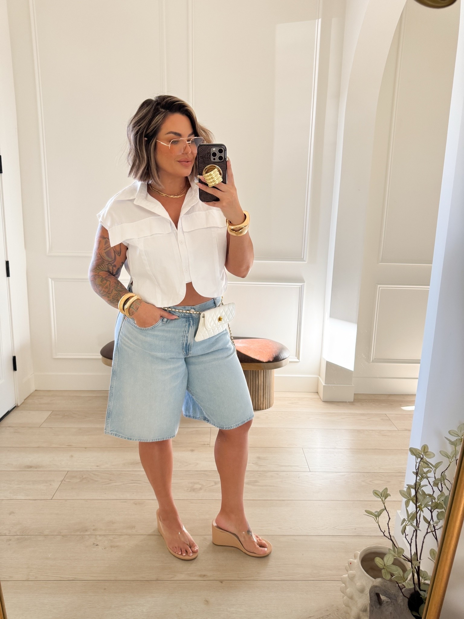 Jorts outfit idea 

Grab them now while the Madewell in app sale is going on ! It ends on the 18th. 

Jorts 31 
Top xl

#LTKxMadewell #LTKootd #LTKMidsize