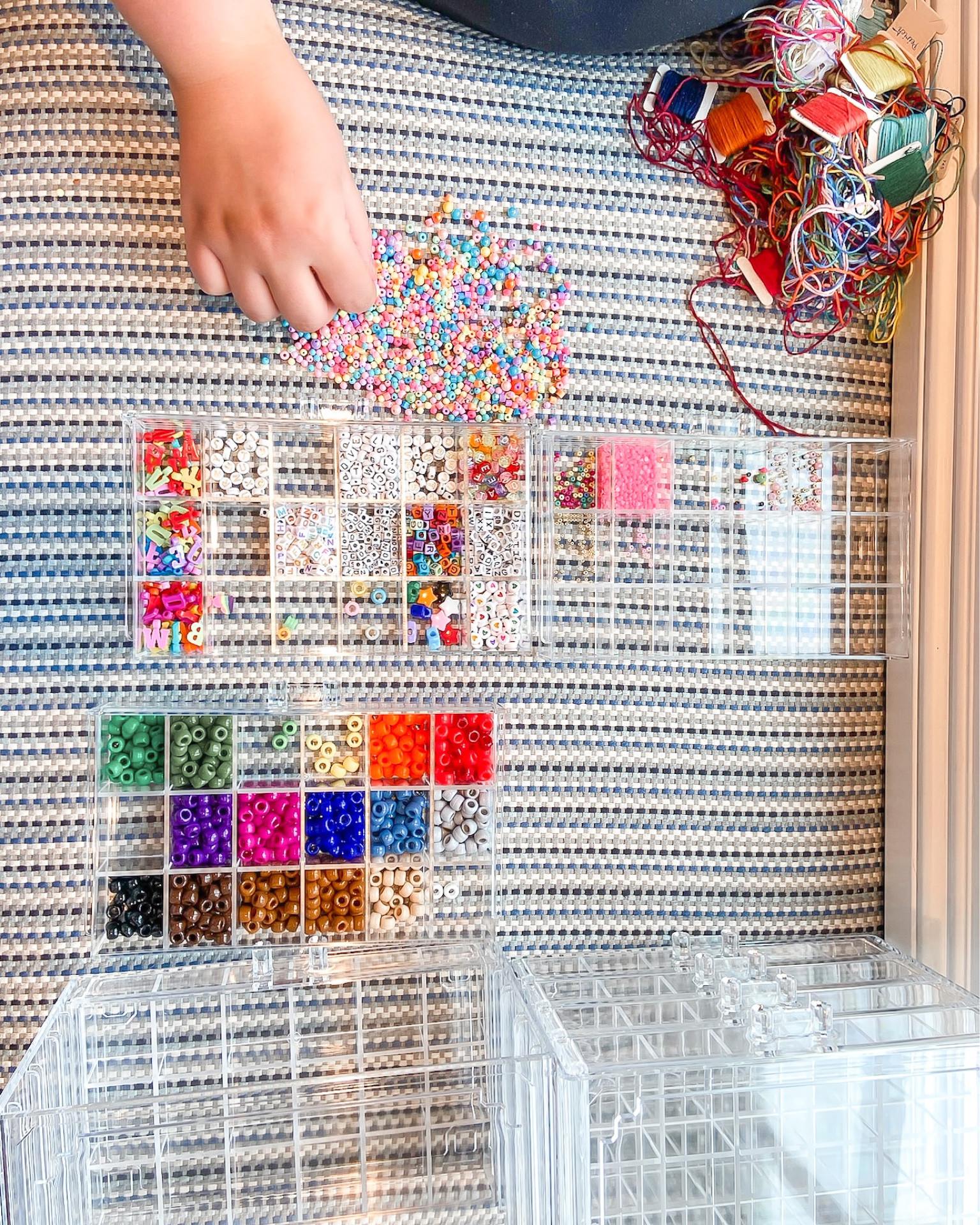 Office/Craft Room + Bead Organization