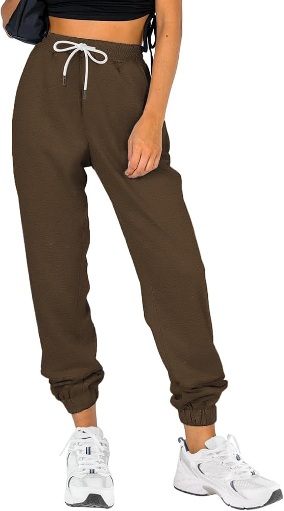 ATHMILE Sweatpants Women Fall Fashion 2025 Baggy Joggers Workout Lounge Lightweight Comfy High Wa... | Amazon (US)
