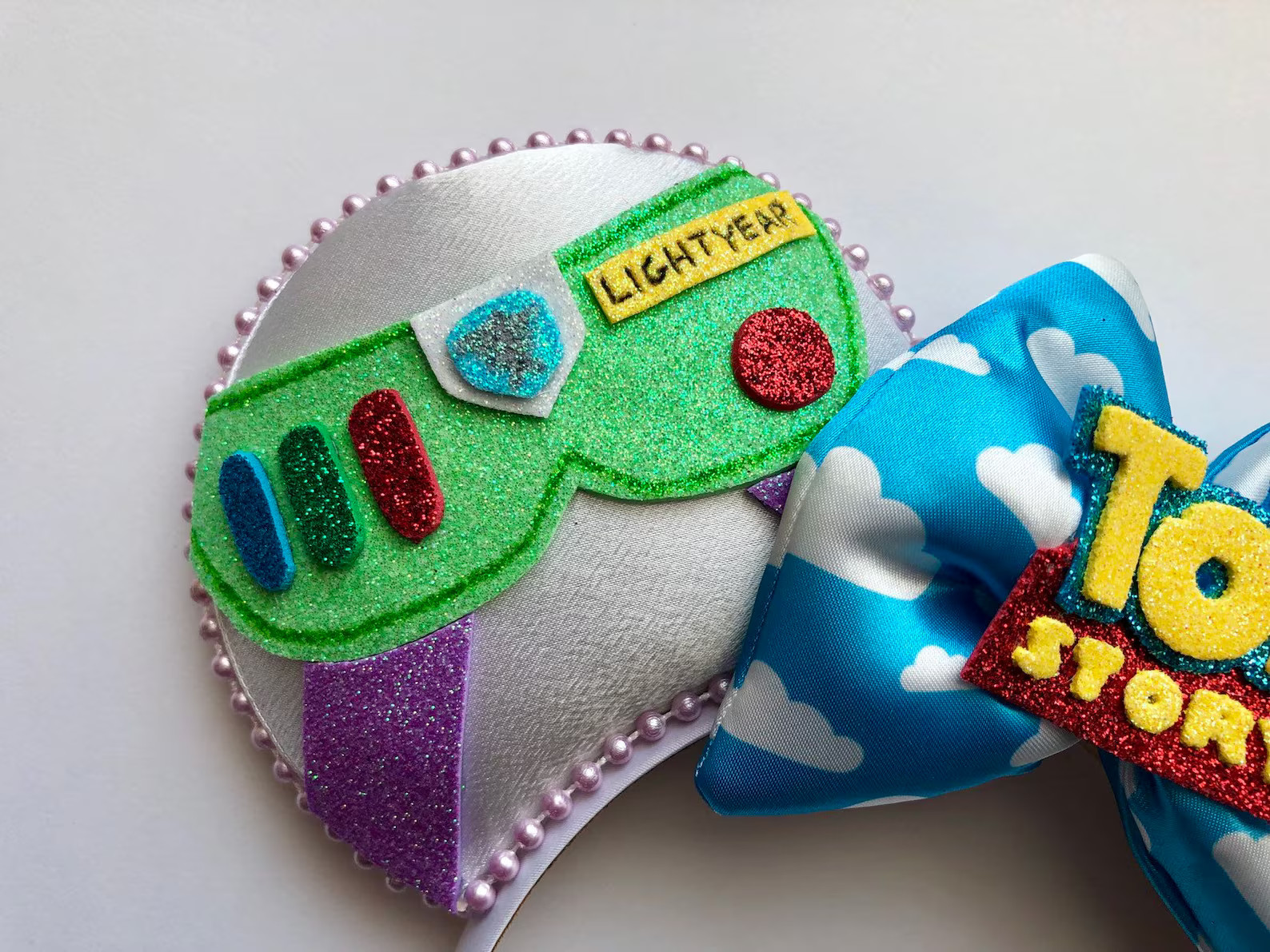 Toy Story Buzz Lightyear and Woody Inspired Mouse Ears Mickey Ears Headband | Etsy (US)