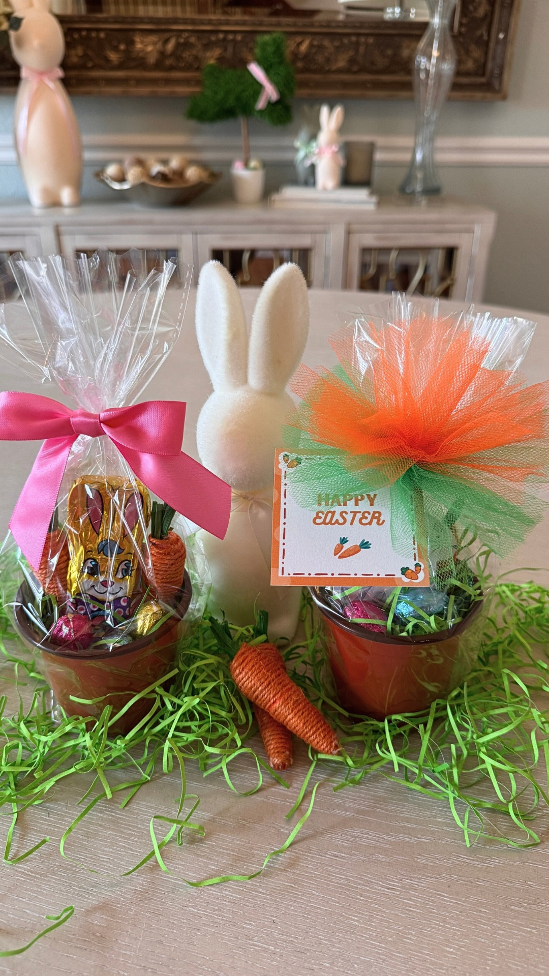 
$1.66 Easter gift ideas using Dollar Tree finds 🐰✨

I used simple items like mini pots, Easter grass, chocolate bunnies + eggs to create the cutest budget-friendly gifts! You can make multiple gifts from just one haul 🙌

Keep it simple or elevate it with a pizzazzy bow + gift card for the sweetest little surprise 🎀

Perfect for teacher gifts, friends, Easter baskets, or last-minute gifting 💖

#eastergiftideas #dollartreefinds #budgetgifts #teachergiftideas #giftideas


#LTKOver40 #LTKmomlife #LTKSeasonal