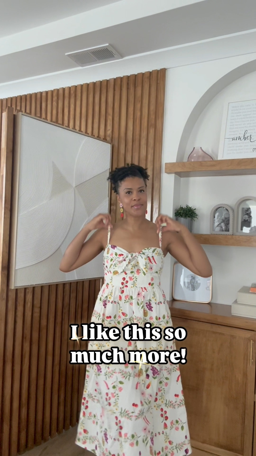 A simple alteration made this dress perfection! 