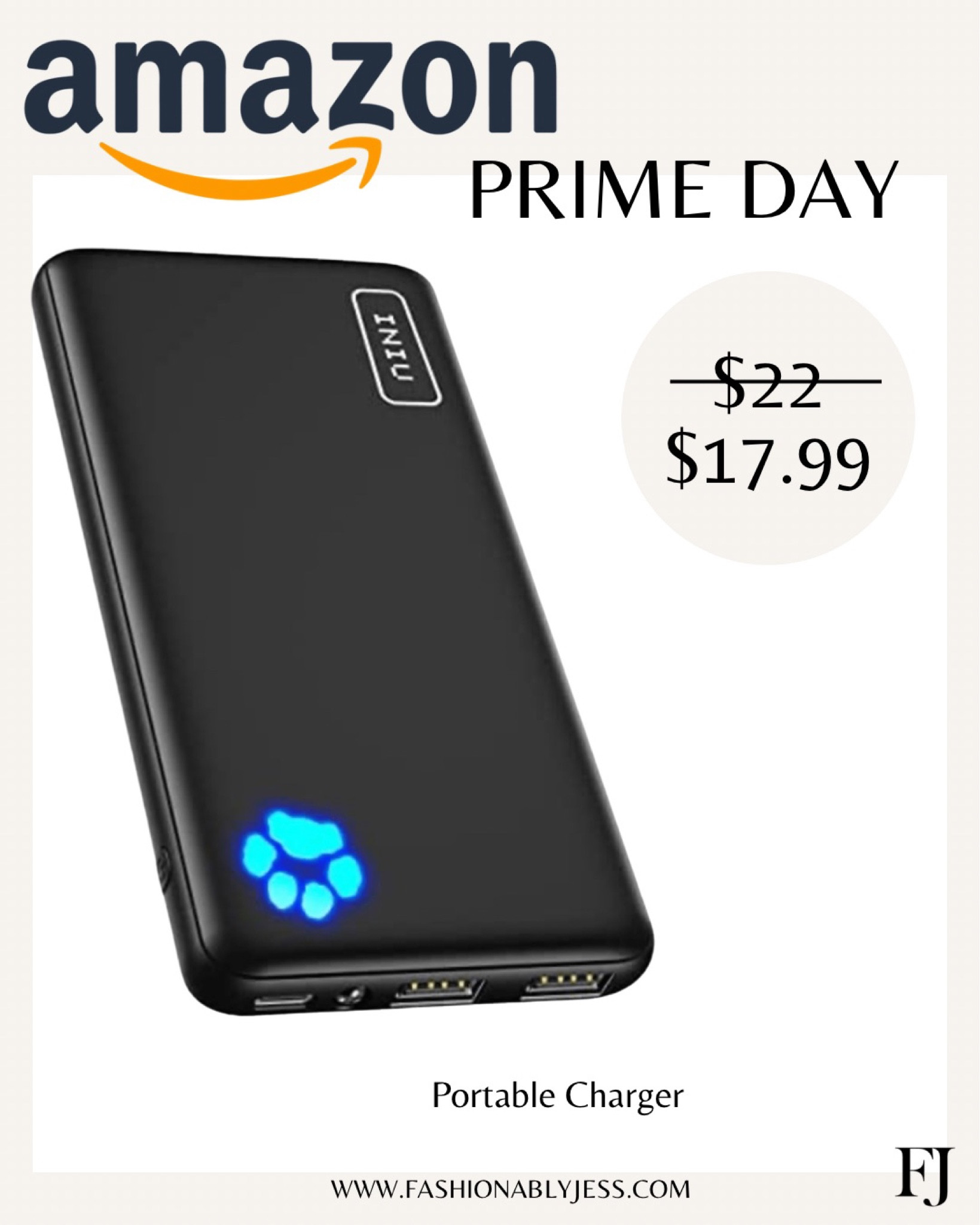 Portable battery pack charger on sale 

#LTKtravel #LTKsalealert #LTKunder50