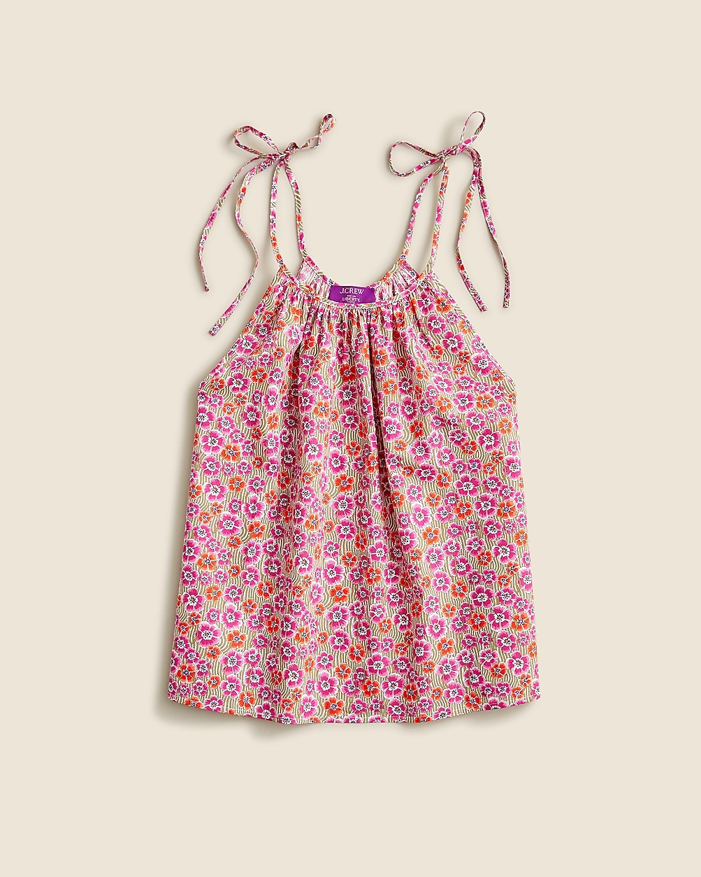 Tie-shoulder top in Liberty&reg; Ellie fabric | J. Crew US