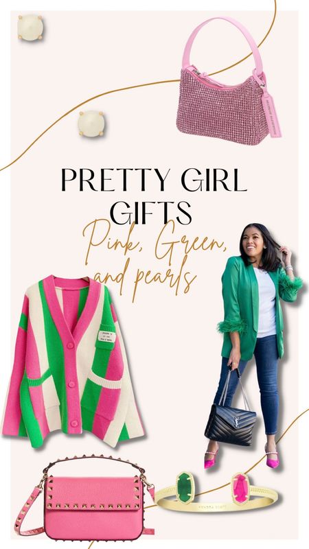 Pink, Green, and pearls are perfect for a pretty girl! I have curated another list of my favorite pink, green , and pearl items 

#LTKunder100 #LTKstyletip #LTKSeasonal