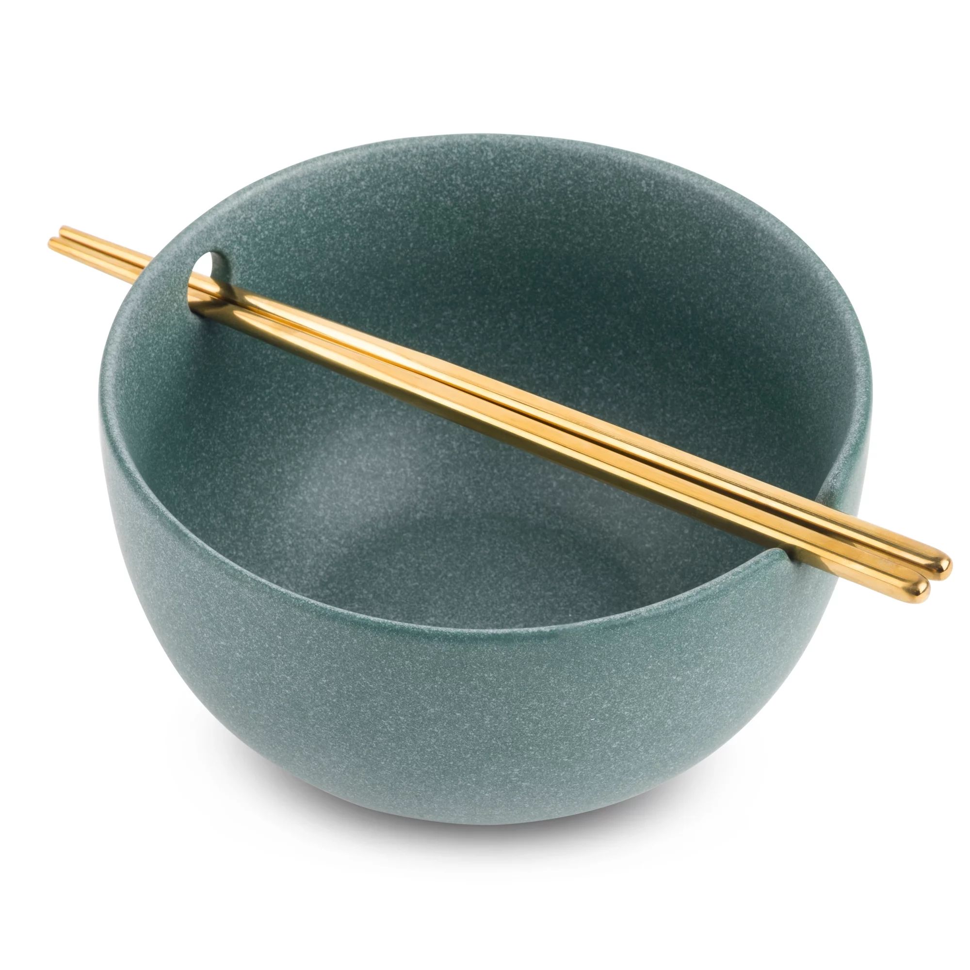 Thyme & Table Stoneware Ramen Noodle Bowl, Caspian Green | Walmart (US)