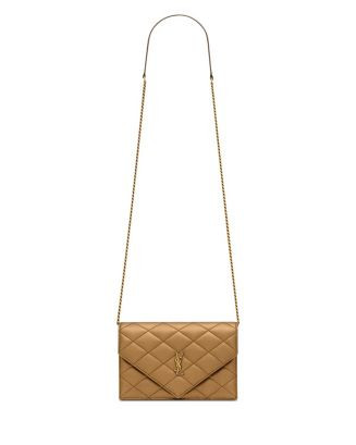Paris Chain Wallet in Metallic Leather | Bloomingdale's (US)