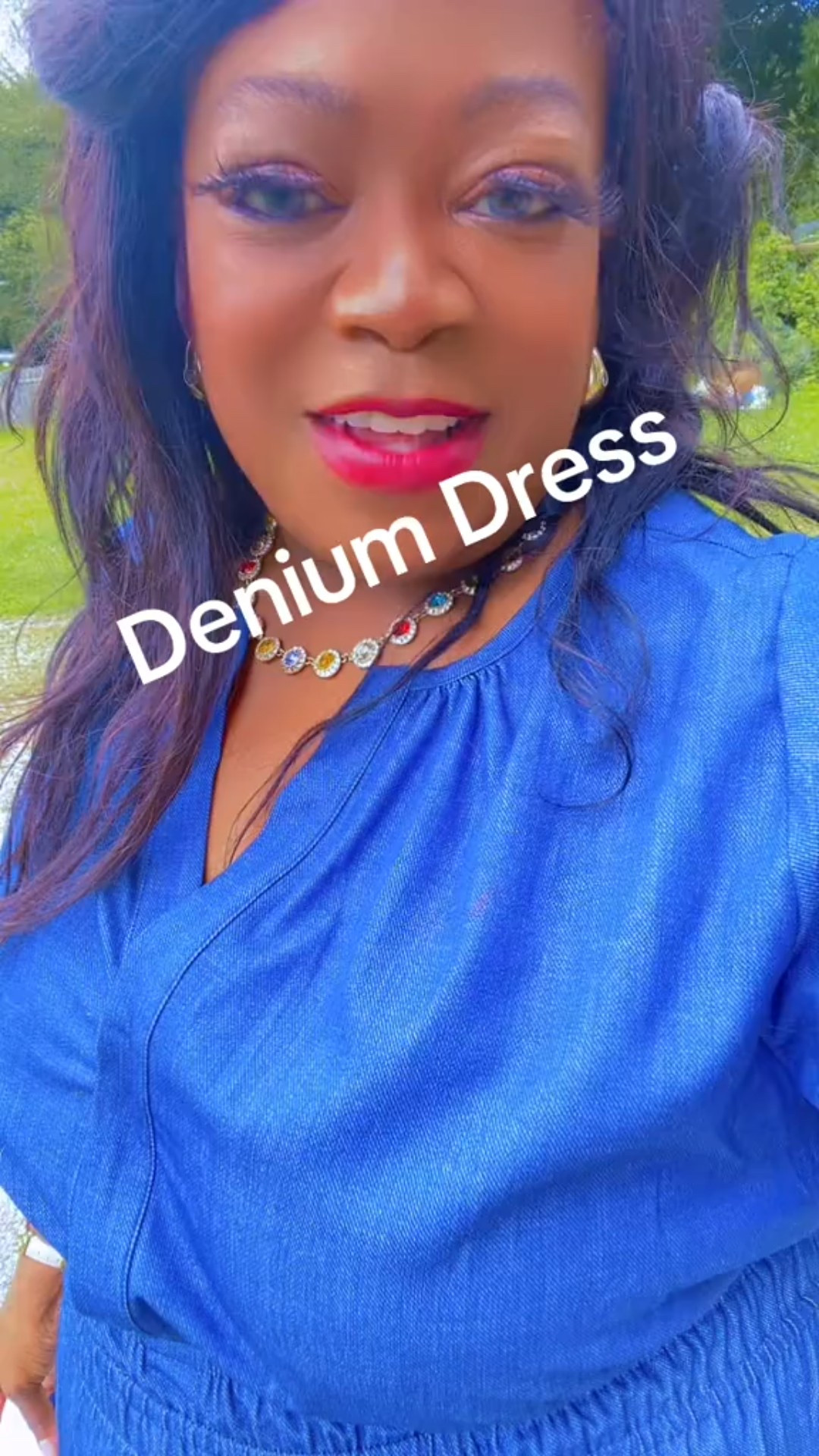 Denim dress and accessories

#LTKFindsUnder50 #LTKStyleTip #LTKMidsize