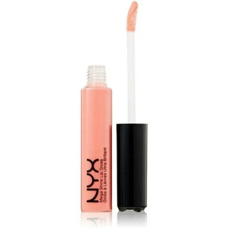 NYX Mega Shine Lip Gloss Nude Pink 0.37 oz | Walmart (US)