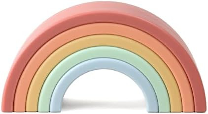 Itzy Ritzy Rainbow Stacker Toy - Includes 5 Arches for Stacking; Helps Develop Hand-Eye Coordinat... | Amazon (US)