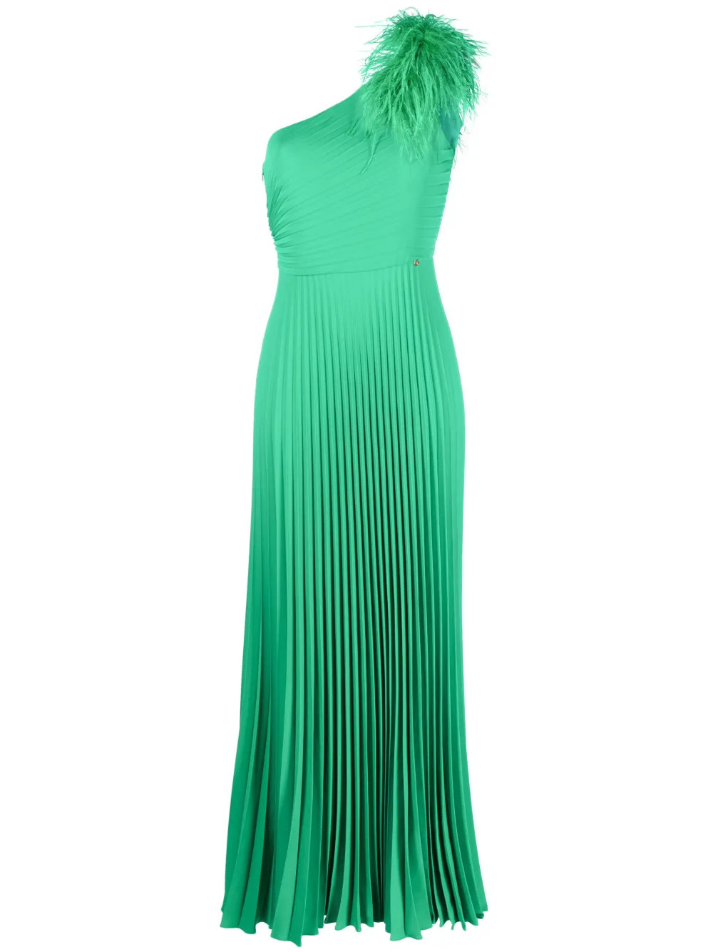 pleated one-shoulder gown | Farfetch Global