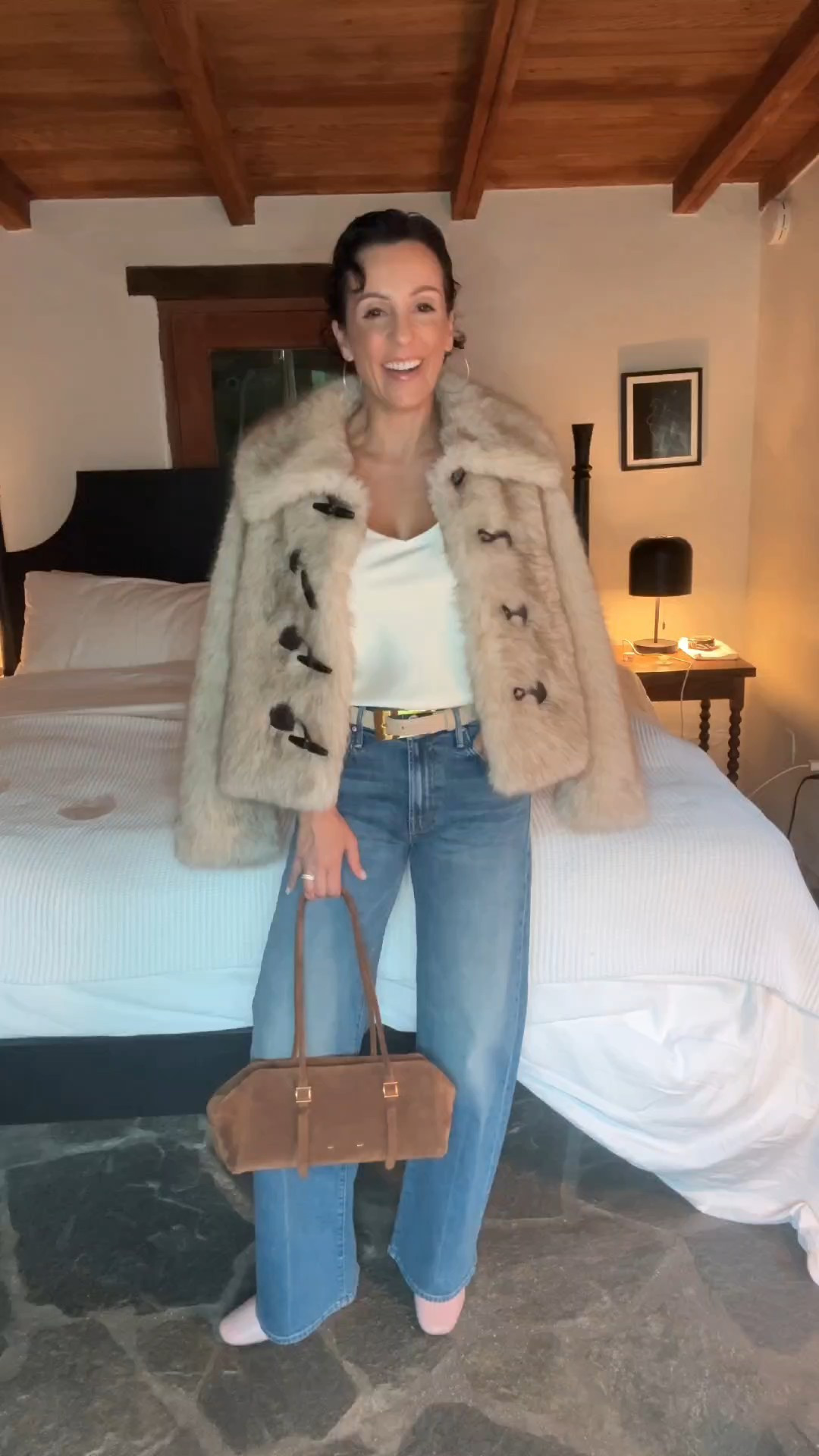 Comment "SHOP" for all links. Denim never fails! That perfect mix of structured jeans on the bottom and soft luxury on top is elevated style. #StyleWithEugenia#FitIsEverything#StyledByEugenia#ElevatedEverydayStyle#TimelessStyleFormula#quietluxury#modernclassic#effortlessstyle#bagsoftheday#ltkit

#LTKdayinmylife #LTKootd #LTKOver40