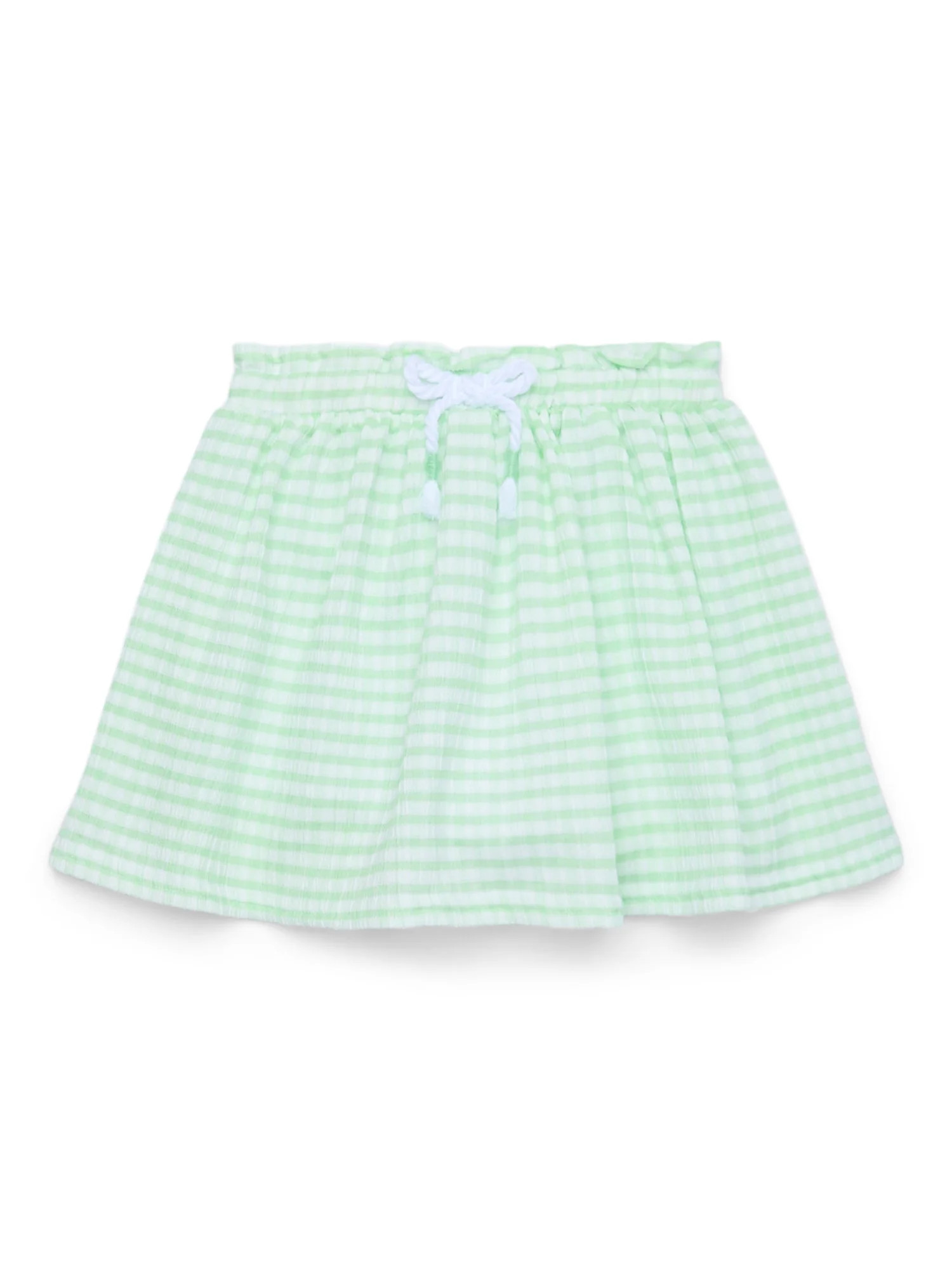 Garanimals Toddler Girl Crinkle Crepe Paperbag Skort, Sizes 18M-5T - Walmart.com | Walmart (US)