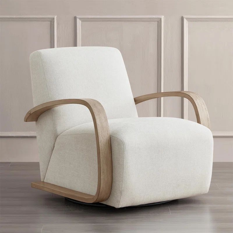 Brehana Upholstered Swivel Armchair | Wayfair North America