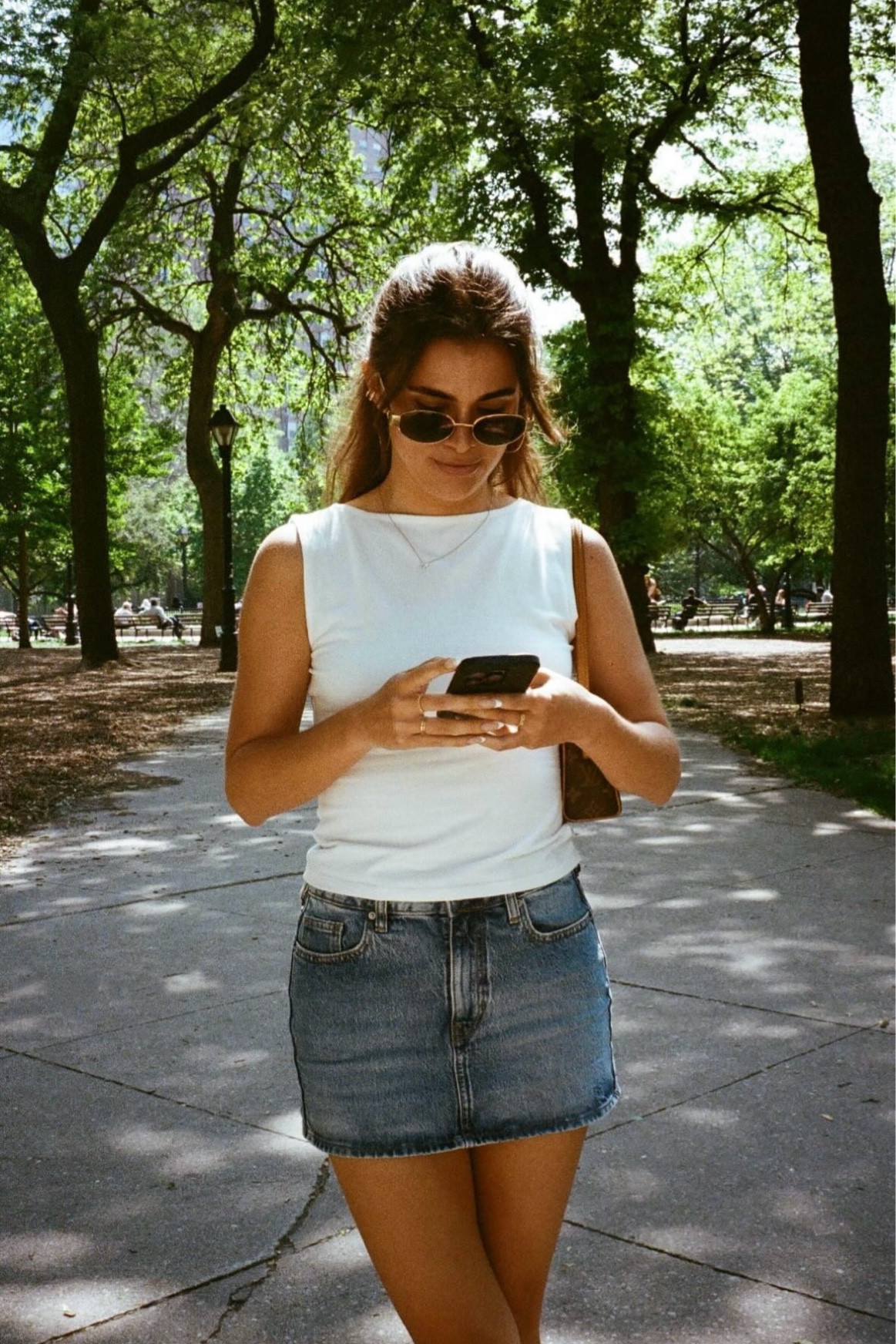 Top is one size and wearing 23 in skirt!