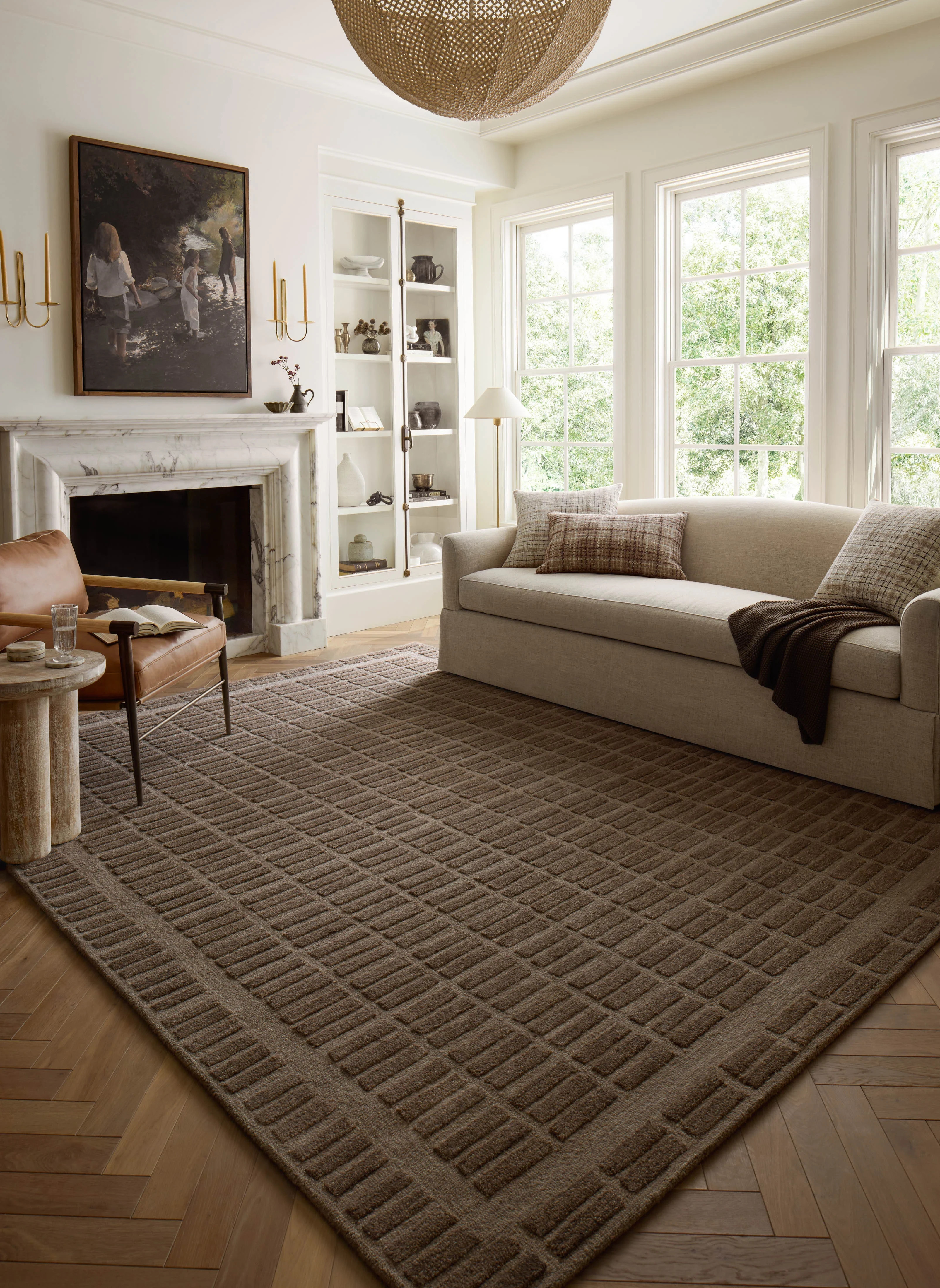 Chris Loves Julia x Loloi Bradley Cocoa / Cocoa Area Rug & Reviews | Wayfair | Wayfair North America