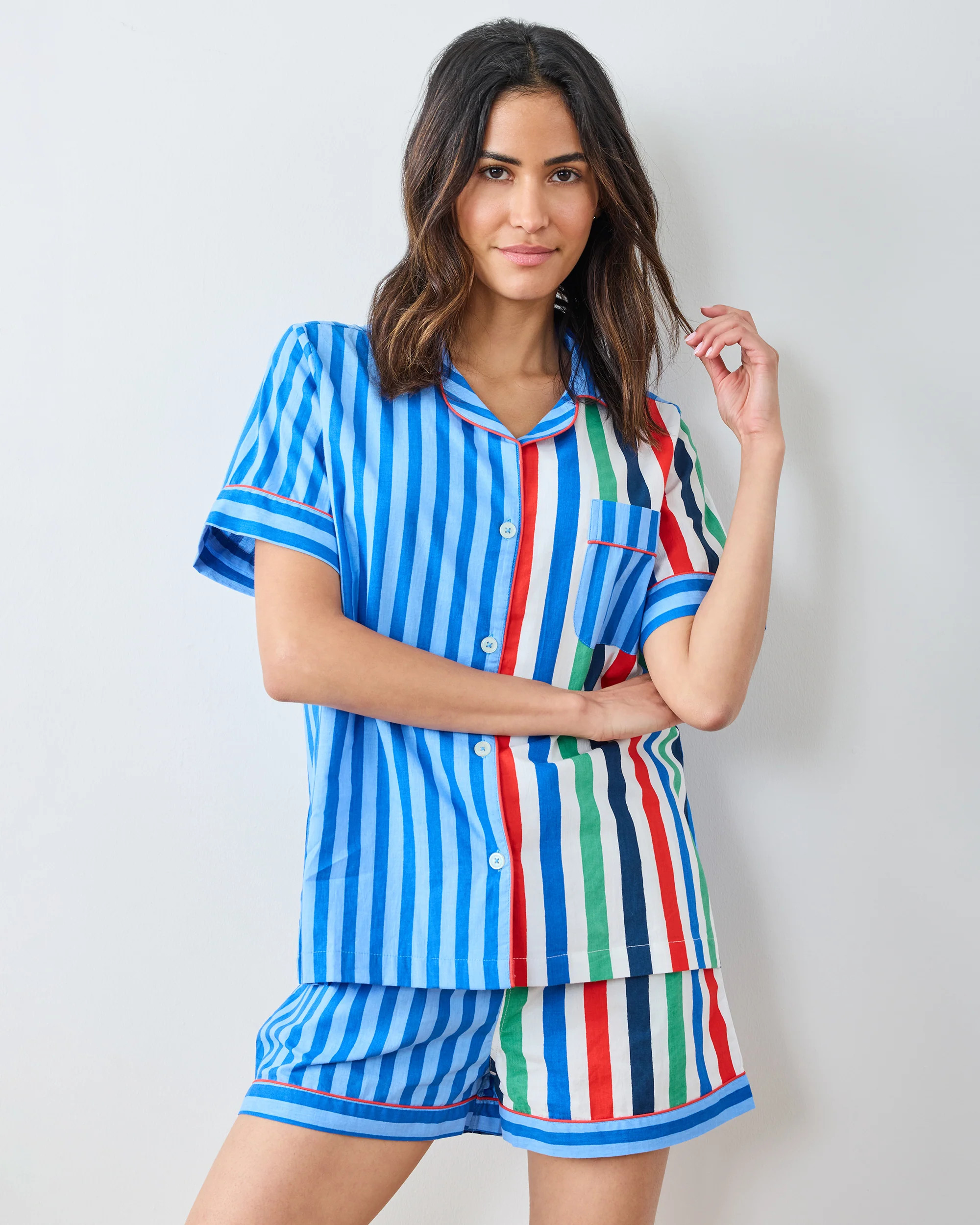 Gift Wrapping - Short PJ Set - Nautical Stripe | Printfresh