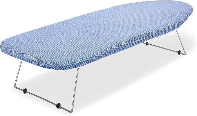 Whitmor Tabletop Ironing Board - Scorch Resistant Cover - Blue | Amazon (US)